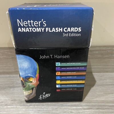 Netter's Anatomy Flash Cards: With Online Student Consult Access by Hansen: Used