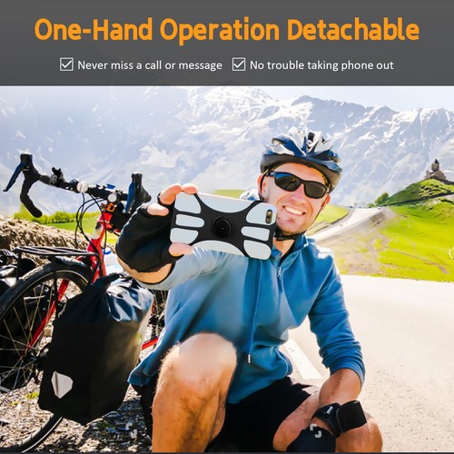 Support téléphone vélo Universel 360° Rotation Réglable Porte pour Guidons de... - Photo 2 sur 8