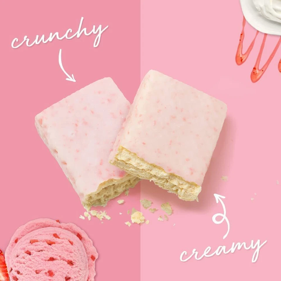 Power Crunchbar Energy Straw Crema 1,4 OZ Paquete de 4 Foto 4 de 4