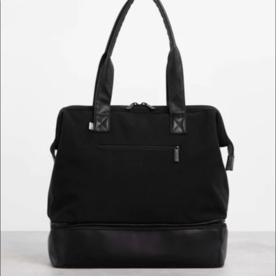 NWT Beis Convertible Mini Weekender in Black