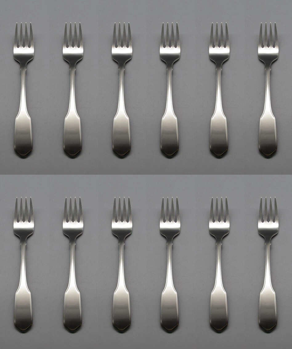 Oneida Stainless Valley Forge Salad Forks Set of Twelve New