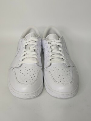Nike Jordan 1 Low Golf Mens 12 Triple White Golf Shoes NEW