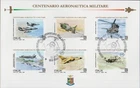 2023 Italy Republic Centenary Military Air Force Sheet Used FDC