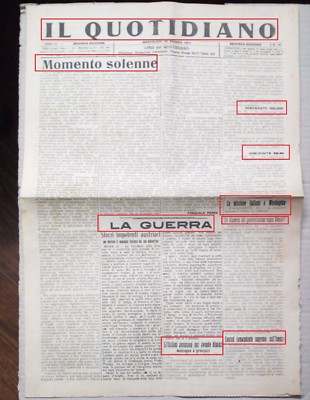 WW1-DIE Italiener Rücken Auf Berge Und Abgründe - Vom 23-05-1917 Nr.2016