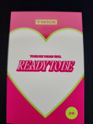 TWICE NAYEON 5th World Tour Ready To Be Official Photocard Trading