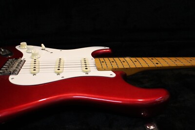 USED Fender Japan Stratocaster ST57 Candy Apple Red Left-Handed