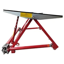 Mini Tilting Lift Car Lift 4409lbs Dual Workbench  Adjustable Working Width