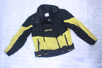 VTG The North Face Steep Tech Ski Jacket Scot Schmidt Black Yellow Men's S READ!