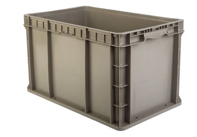 Hudson Exchange 24 x 15 x 14.5'' Straight Wall Handled Storage Container Tote