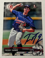 FREDDY TARNOK SIGNED 2017 BOWMAN DRAFT PROSPECT ROOKIE CARD AUTO