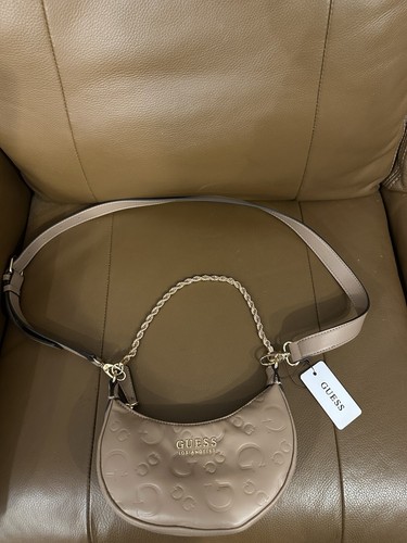 Guess BEECHWOOD Mini Crossbody With Detachable strap-Sand; GUESS Crossbody NWT - Picture 7 of 10