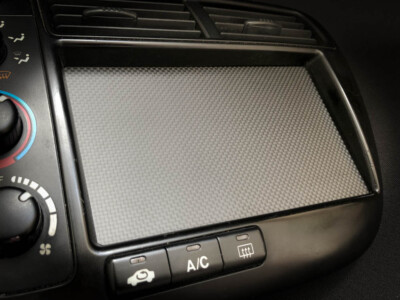 Customizable. Dry Carbon Fiber Double DIN Block Clip In