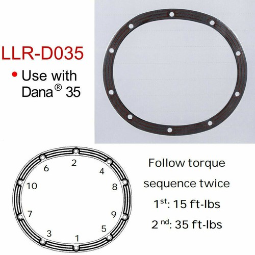 Dana 35 Rear Axles Differential Cover Gasket for Cherokee Jeep Wrangler YJ TJ XJ - Picture 3 of 12