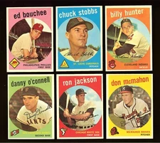 1959 Topps Baseball:  *SET BREAK* Choose Your Card  (#5 to #243) FREE SHIPPING!