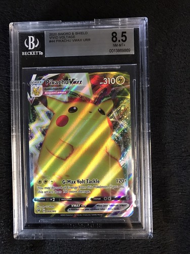 Pikachu VMAX graded BGS 8.5 for sale on eBay