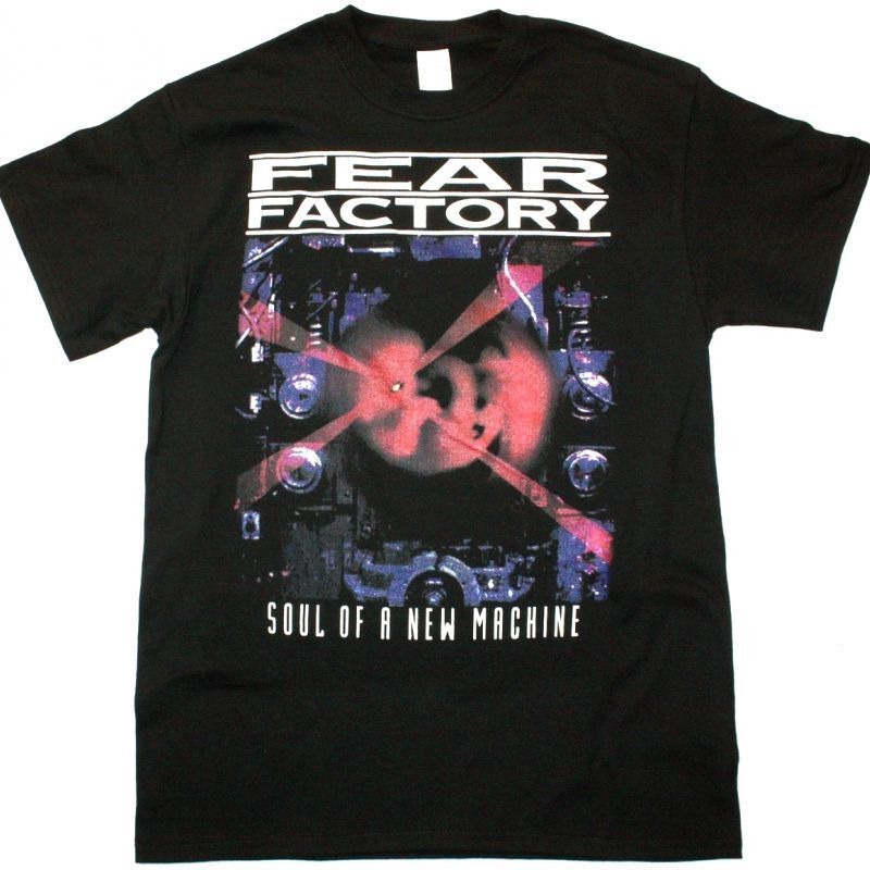 FEAR FACTORY SOUL OF A NEW MACHINE Black All Size Shirt
