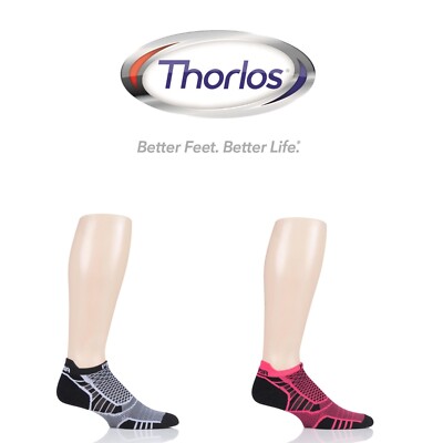 Thorlos Experia Running Socks -No Show Ultra Light Low Cut Short Unisex - 1 Pair