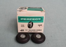 Vintage RC Airplane 1 3/4" Tire pair Perfect 69 New old stock