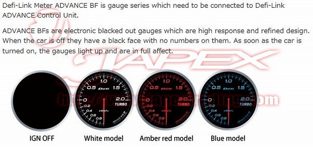 DEFI Link Meter ADVANCE BF Oil Pressure Gauge White Face