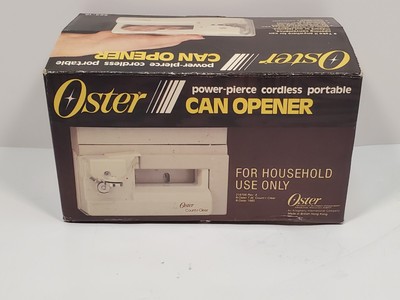 Oster Count R Clean Space Saving Under Cabinet Can Opener 563-16 New Open Box