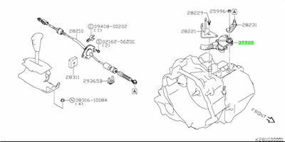 SUZUKI SX4 SWITCH ASSY SHIFT 37720-59J10-000 Genuine JDM OEM | eBay