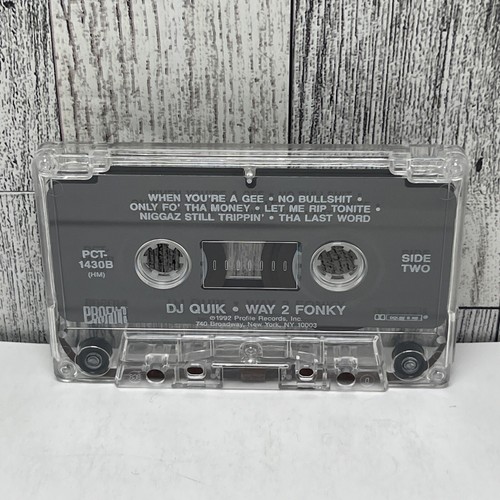 DJ Quik - Way 2 Fonky Gangsta Rap West Coast G-Funk Tape 1992 - Picture 11 of 24