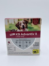 K9 Advantix II Spot-On Treatment for Large Dogs 21-55lb 4 Dosage 3991