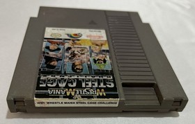 LJN WWF WrestleMania: Steel Cage Challenge Nintendo NES Authentic and Tested