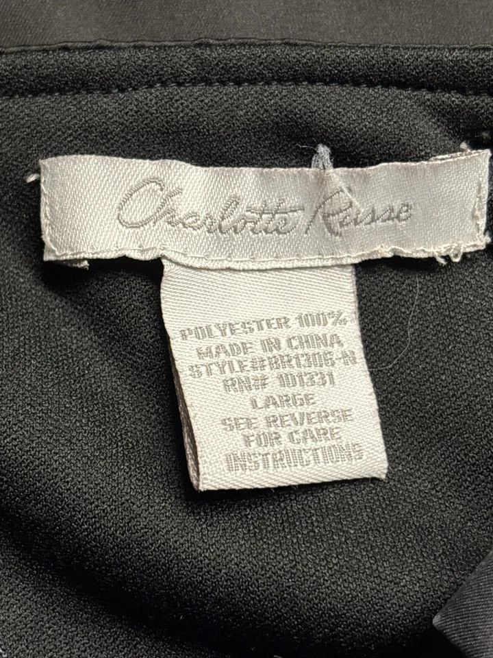 Mini Vestido Vintage Y2K Charlotte Russe Sin Tirantes Negro Azul Satinado Plisado Corpiño Foto 4 de 4