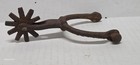 Antique Early Western Cowboy Iron Spurs Lot of 2 Rustic Found Relics Deep Patina — photo 6
