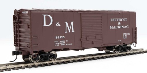 Coche de carga Walthers Mainline HO 45032 Detroit & Mackinac 40' ACF soldado | Condition: New