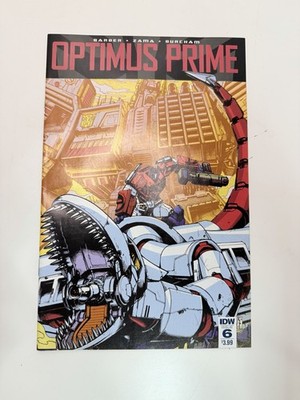 Transformers Optimus Prime #6   IDW Comic   Barber Zama Burcham