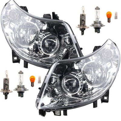 Scheinwerfer Set passend für Fiat Ducato + Leuchtmittel Links & Rechts 2006-2010