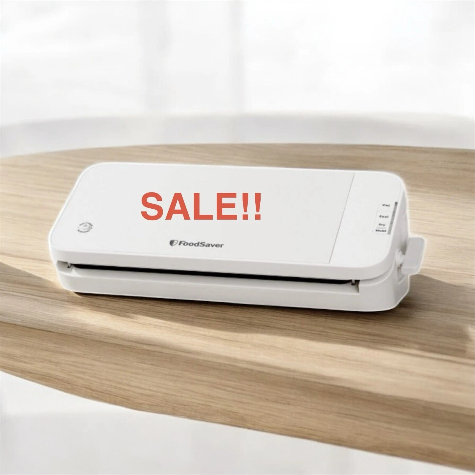 FoodSaver Select Vacuum Sealer With Bags & Roll Oatmilk | NEW FACTORY SEALED