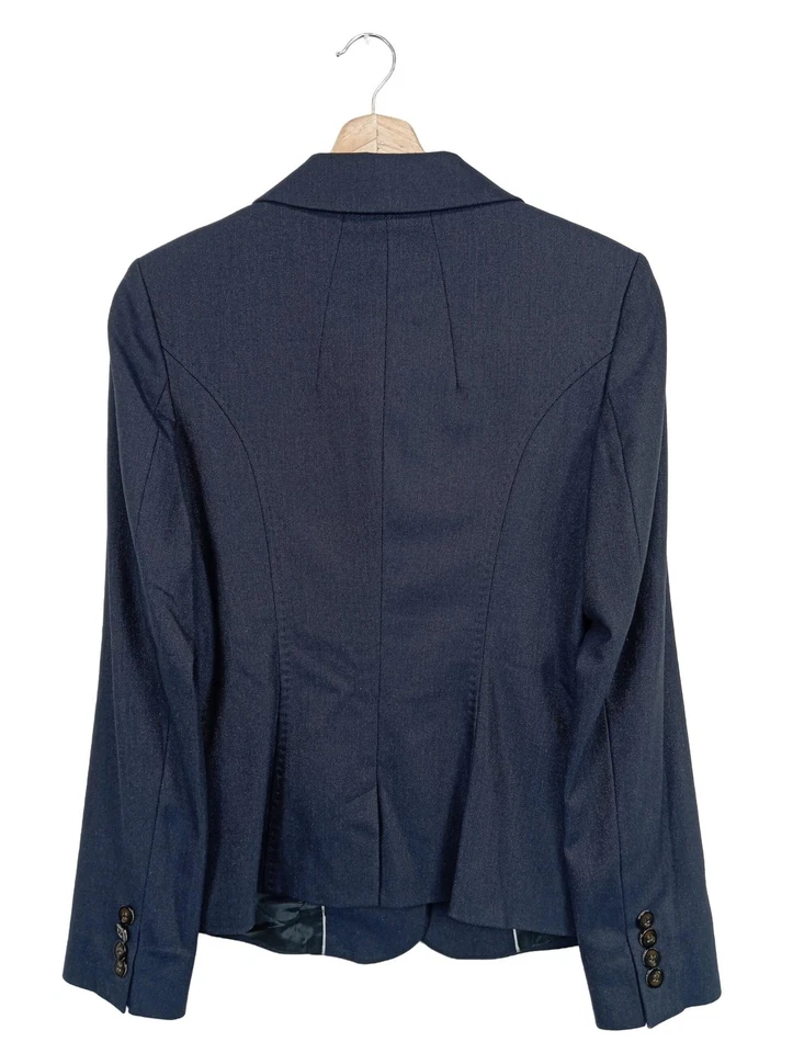 MEXX Blazer clásico Mujeres Blazer Talla EU 36 azul oscuro look casual - Imagen 2 de 4