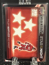 TYLER BERTUZZI     2021-22 Upper Deck Credentials   3S-9   3RD STAR OF THE NIGHT