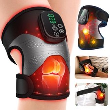 Knee Massager with Heat and Red Light Therapy, Knee Brace with Vibration, 500...