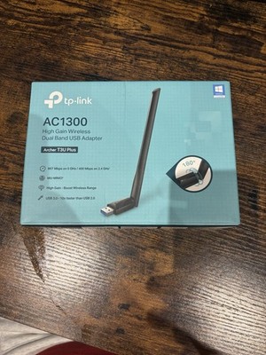 TP-Link Archer T3U Plus WiFi Dongle AC1300 High Gain WLAN WiFi Adapter NEU