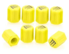 8PCS Claw Tire Valve Stem Caps, Car Tire Air Cap, Corrosion 8 pcs Yellow