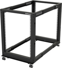 Startech 15U 4-Post Server Rack, 19In Open Frame Rack with 40In 101Cm Mounting