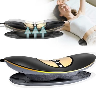 Electric Lumbar Traction Device, Multifunctional Back Traction Device with Dynam