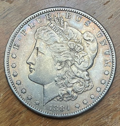 1884 S Morgan Dollar, XF, Early Silver, $1