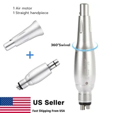 360° Swivel Dental Hygiene Prophy Handpiece Air Motor 4 Hole 4:1 Nose Cone