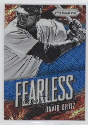 2014 Panini Prizm Fearless Blue Mojo Prizm 20/75 David Ortiz #5 HOF 0x5
