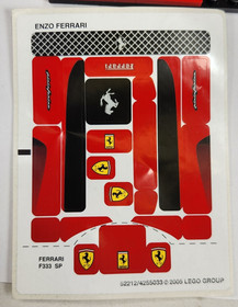 LEGO Racers: Enzo Ferrari 1:17 (8652) Incomplete Bags 2 & 3 Sealed w/ Manual