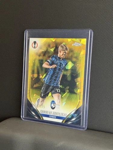 2023/24 Topps Chrome Charles De Ketelaere Gold /75 ð¥ Atalanta Europa League