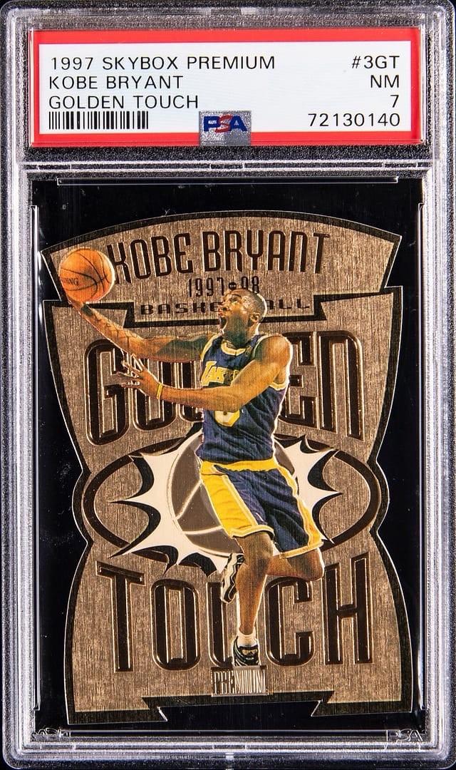 Kobe Bryant 1997 Skybox Premium #3GT Golden Touch PSA 7 📈💎💥