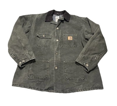 Carhartt ダークグリーン CHORE ジャケット C02 SPC Carhartt ダークグリーン CHORE ジャケット C02 SPC