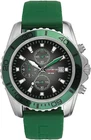 Lorenz LZ 26117GR Chronograph Quartz Men's Watch New Green Silicone 46 mm