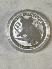 2018 Austrailian Koala 1 oz .9999 Fine Silver Coin *Dog Privy